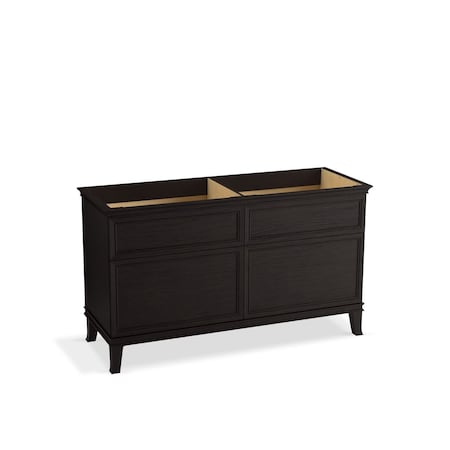 Kohler Artifacts 60In Bathroom Vanity Cabinet In Carbon Oak 33560-BWK